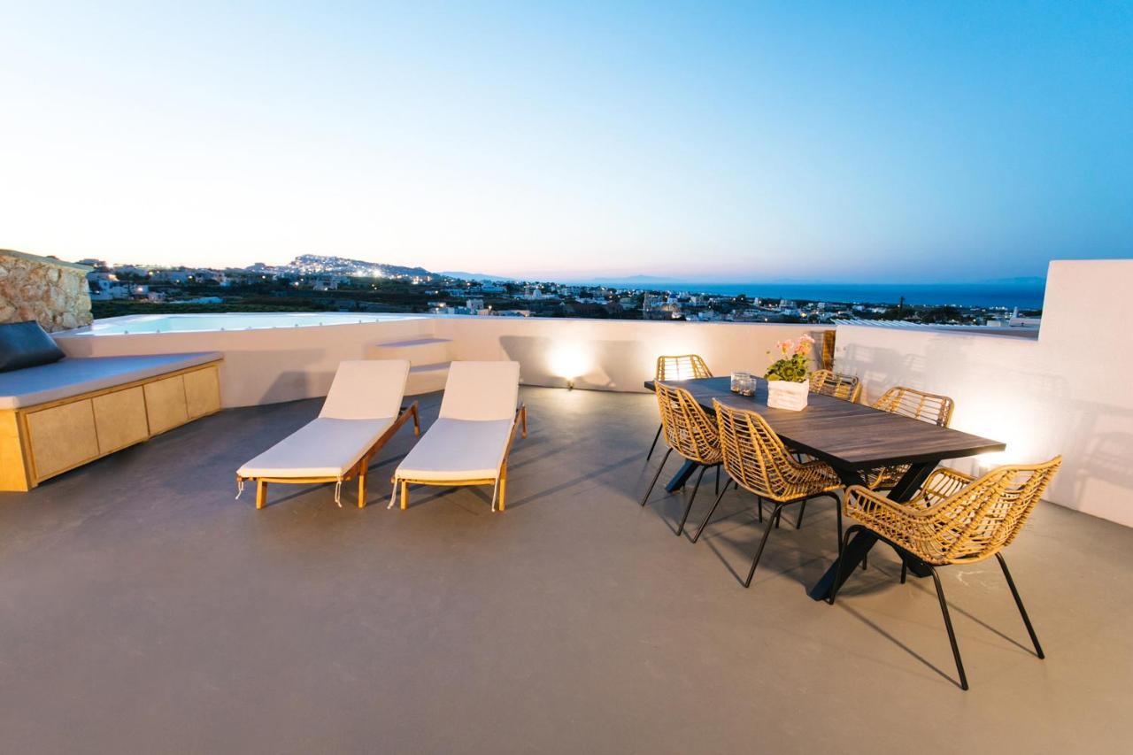 Amer Villa Santorini With Outdoor Hot Tub Vóthon Esterno foto