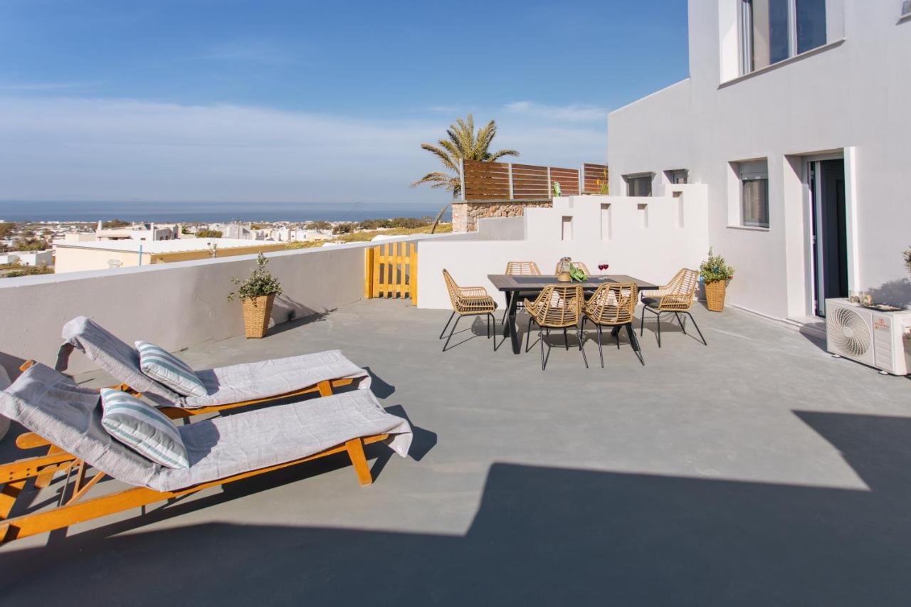 Amer Villa Santorini With Outdoor Hot Tub Vóthon Esterno foto