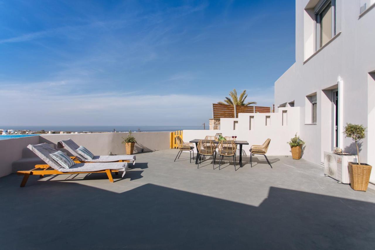 Amer Villa Santorini With Outdoor Hot Tub Vóthon Esterno foto